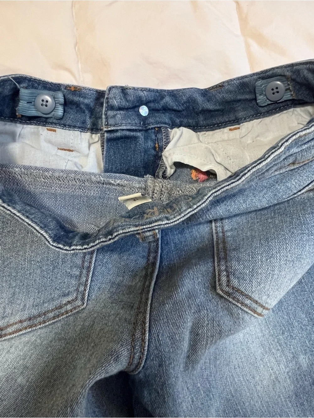 Cherokee Light Blue Skinny Jean with Floral Embroidery